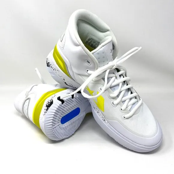 💖MEGA SALE💖Converse Men's 169512C G4   White Black Lemon Venom Mesh Leather