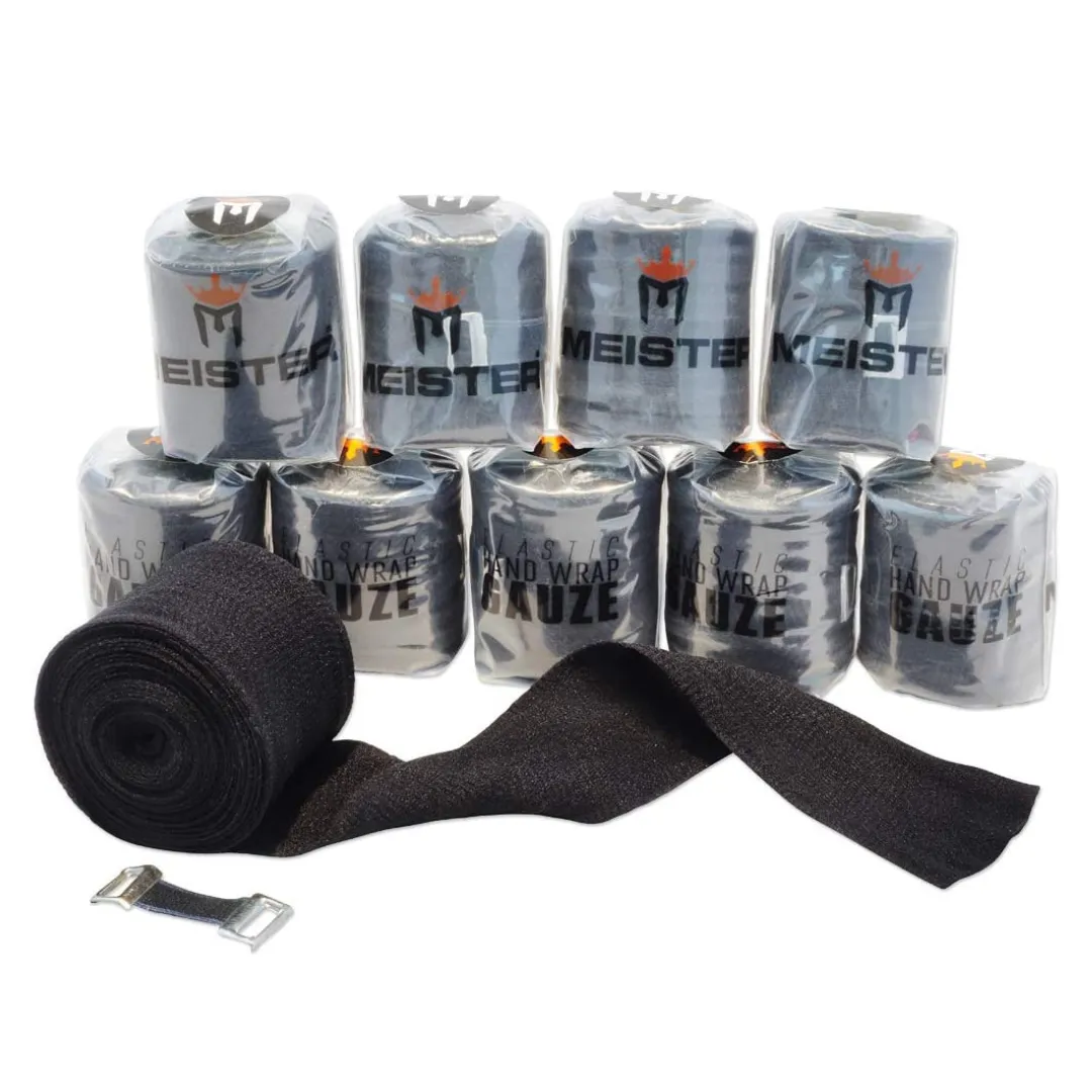 MEISTER MMA/MUAY THAI/BOXING GAUZE HAND WRAPS