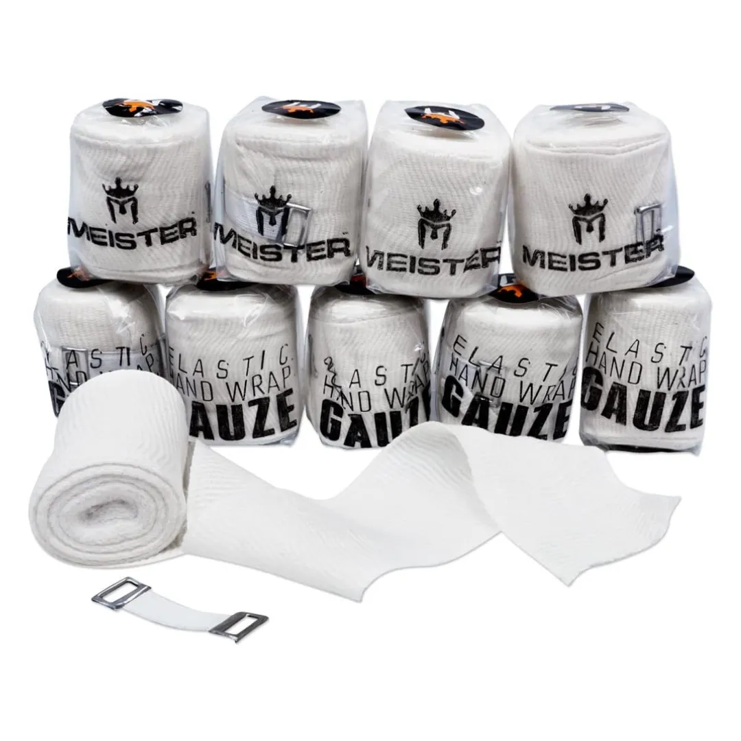 MEISTER MMA/MUAY THAI/BOXING GAUZE HAND WRAPS