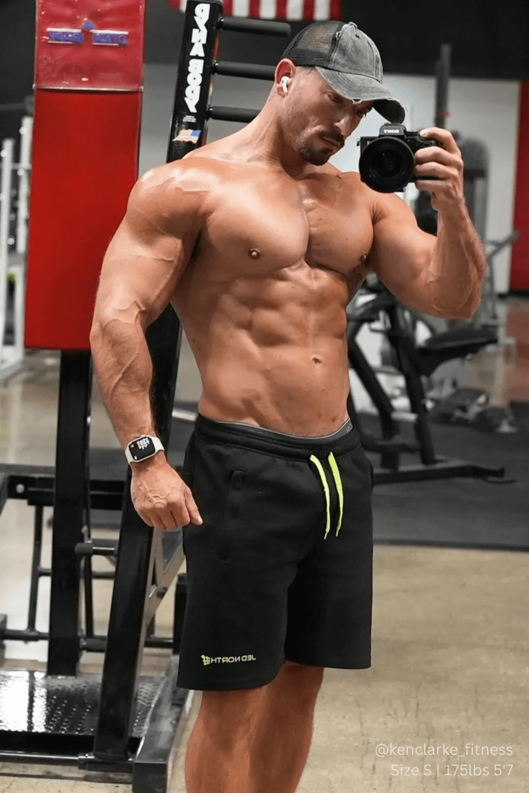 Men's Pro Mesh Shorts 8" - Black