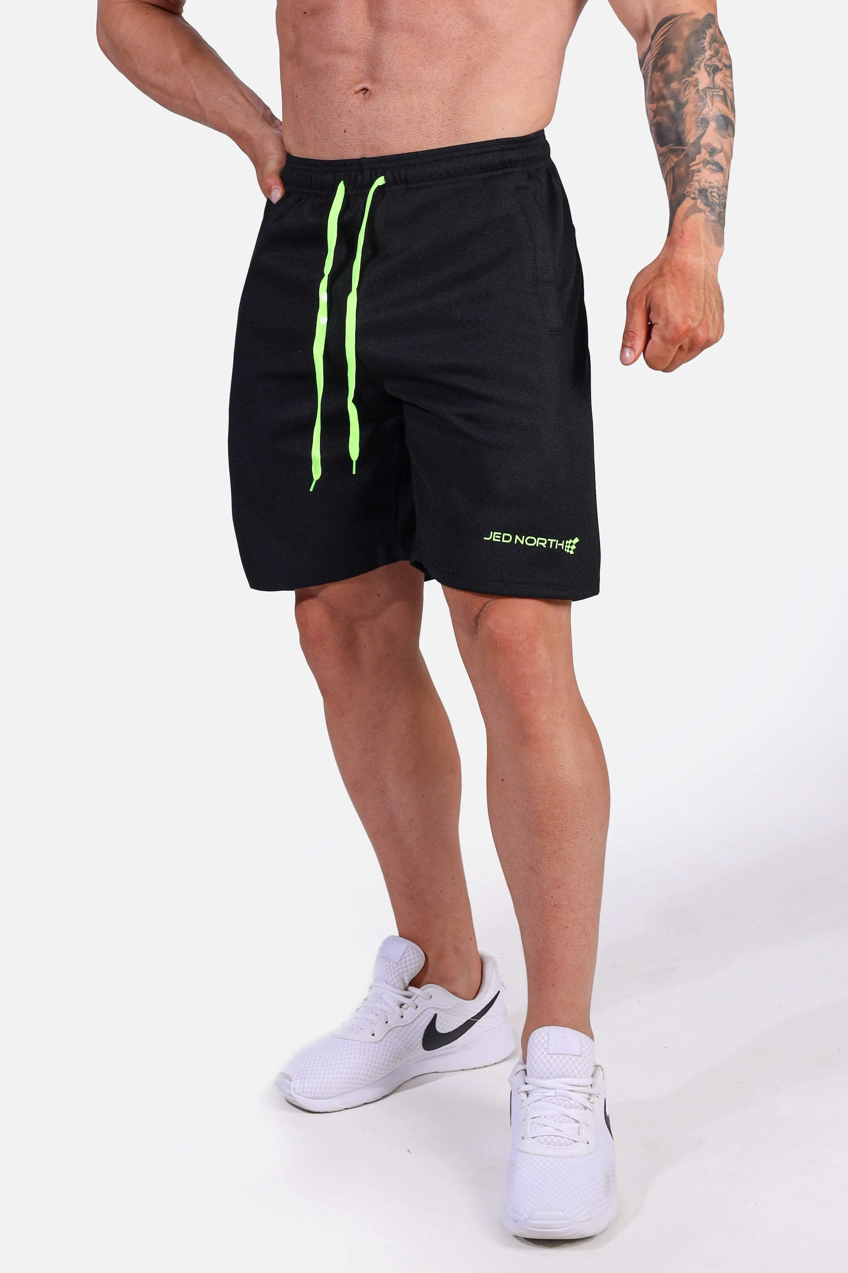 Men's Pro Mesh Shorts 8" - Black