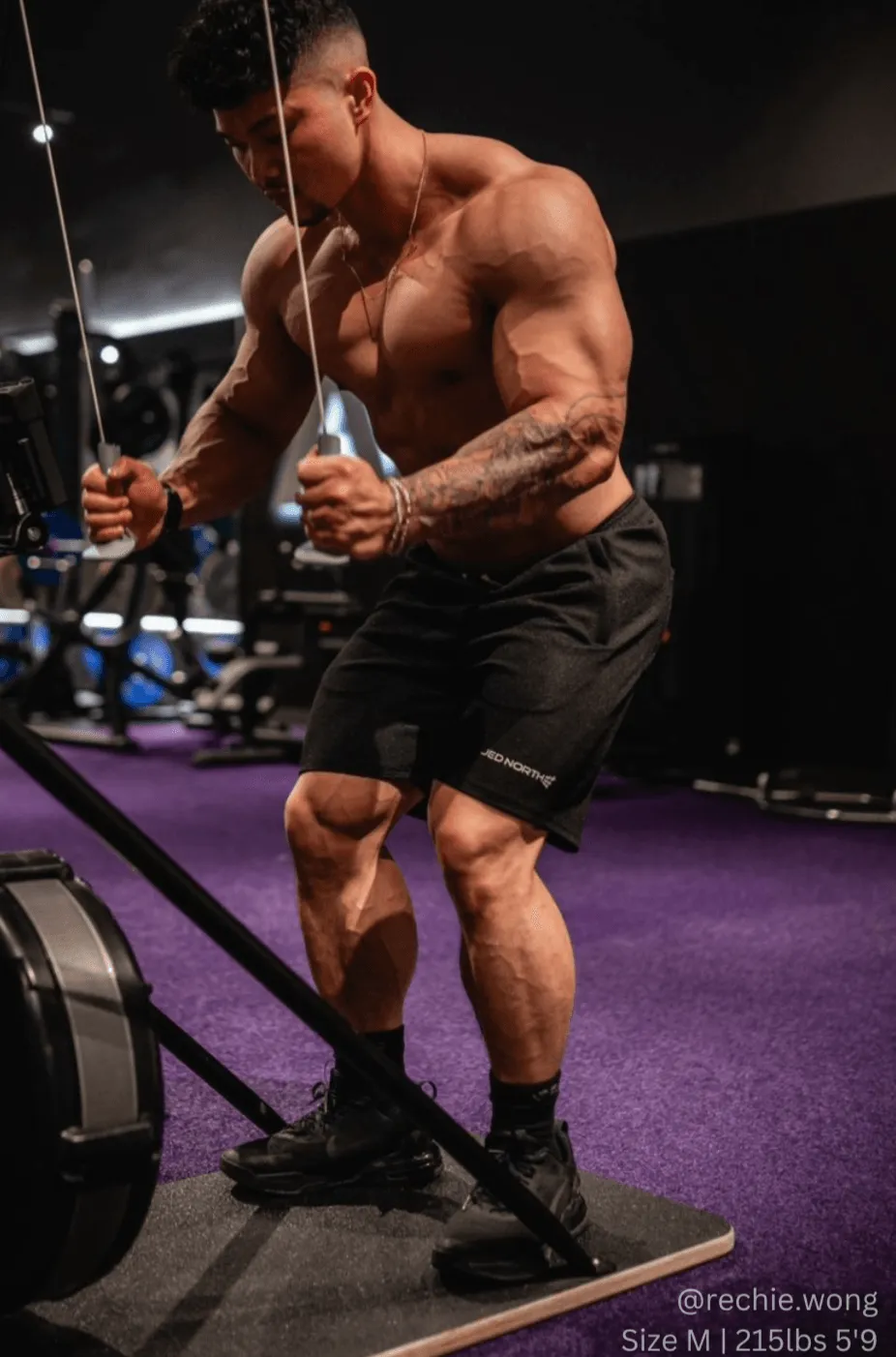 Men's Pro Mesh Shorts 8" - Black