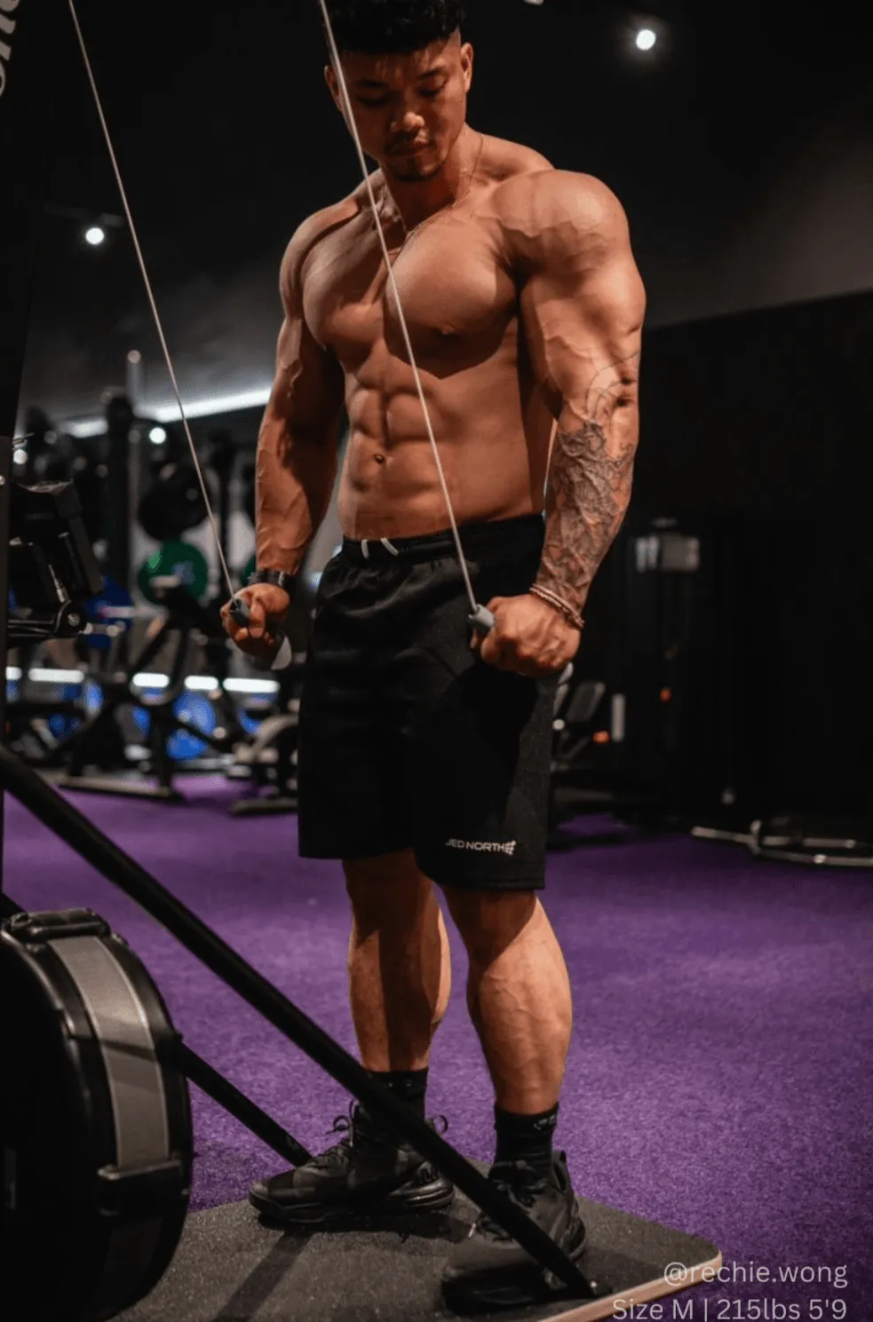 Men's Pro Mesh Shorts 8" - Black