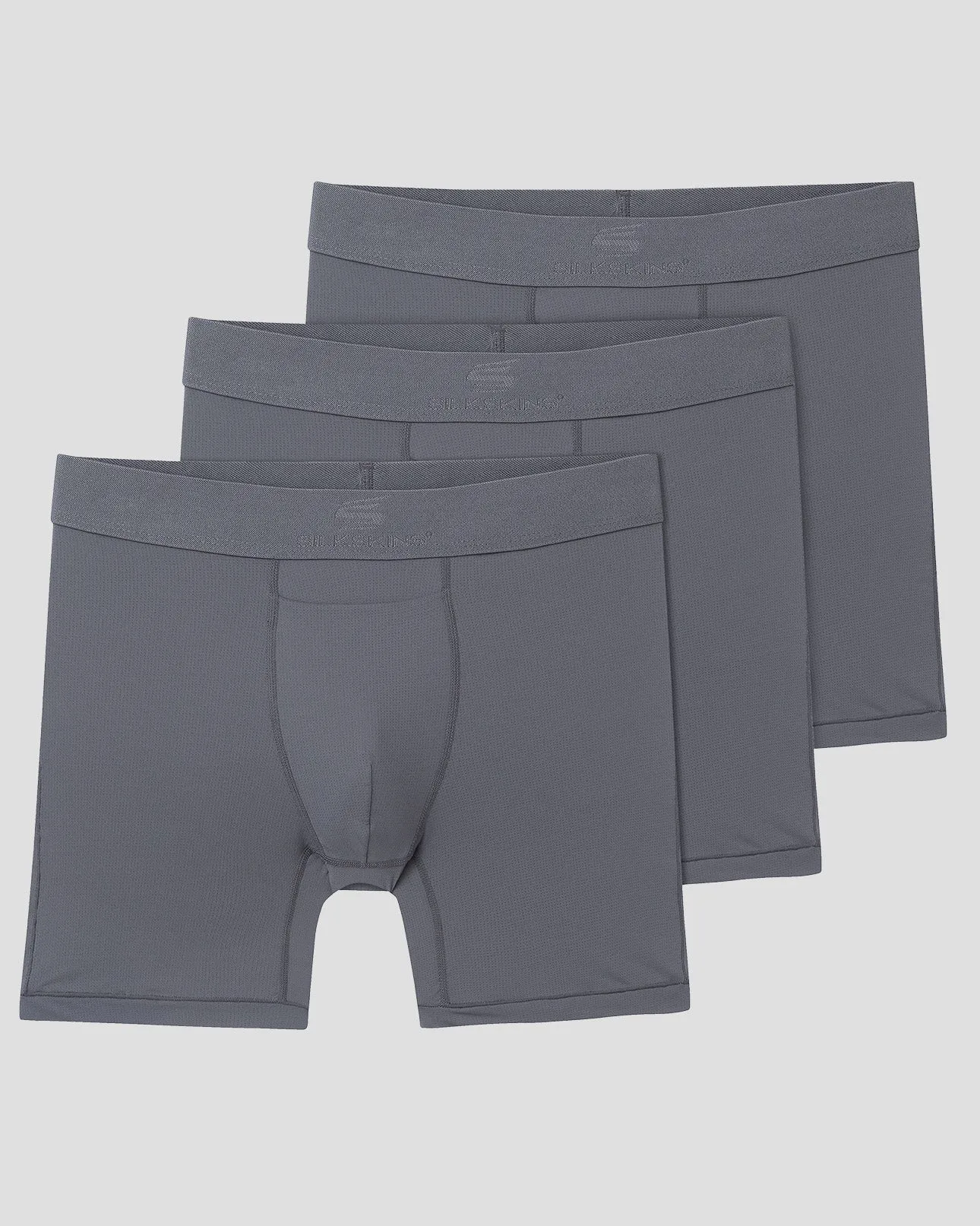 Men's SilkSkins® Air Cool 6-Inch Boxer Briefs (3 Pack)