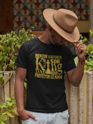 Mentor, Father, Son King Pillar - T-shirt