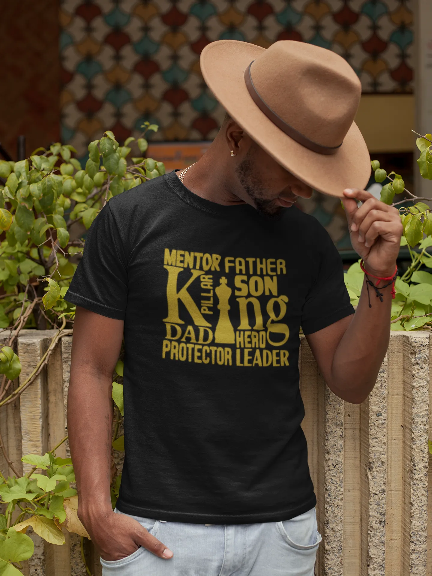 Mentor, Father, Son King Pillar - T-shirt