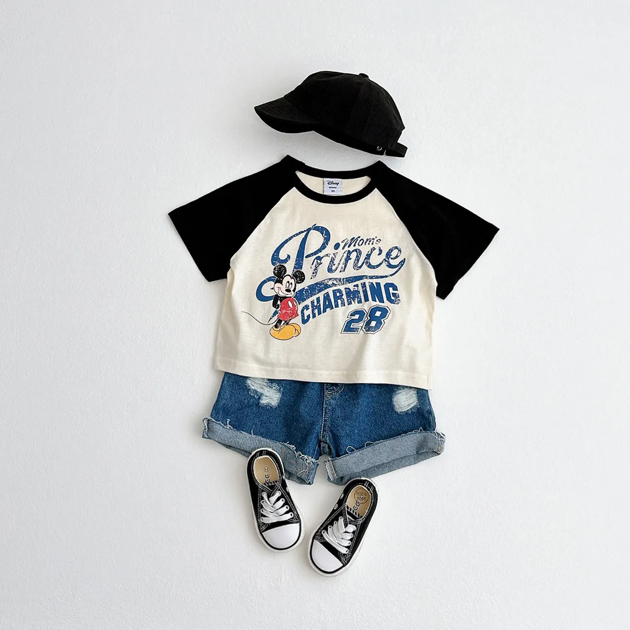 Mickey Prince Charming Raglan Tee