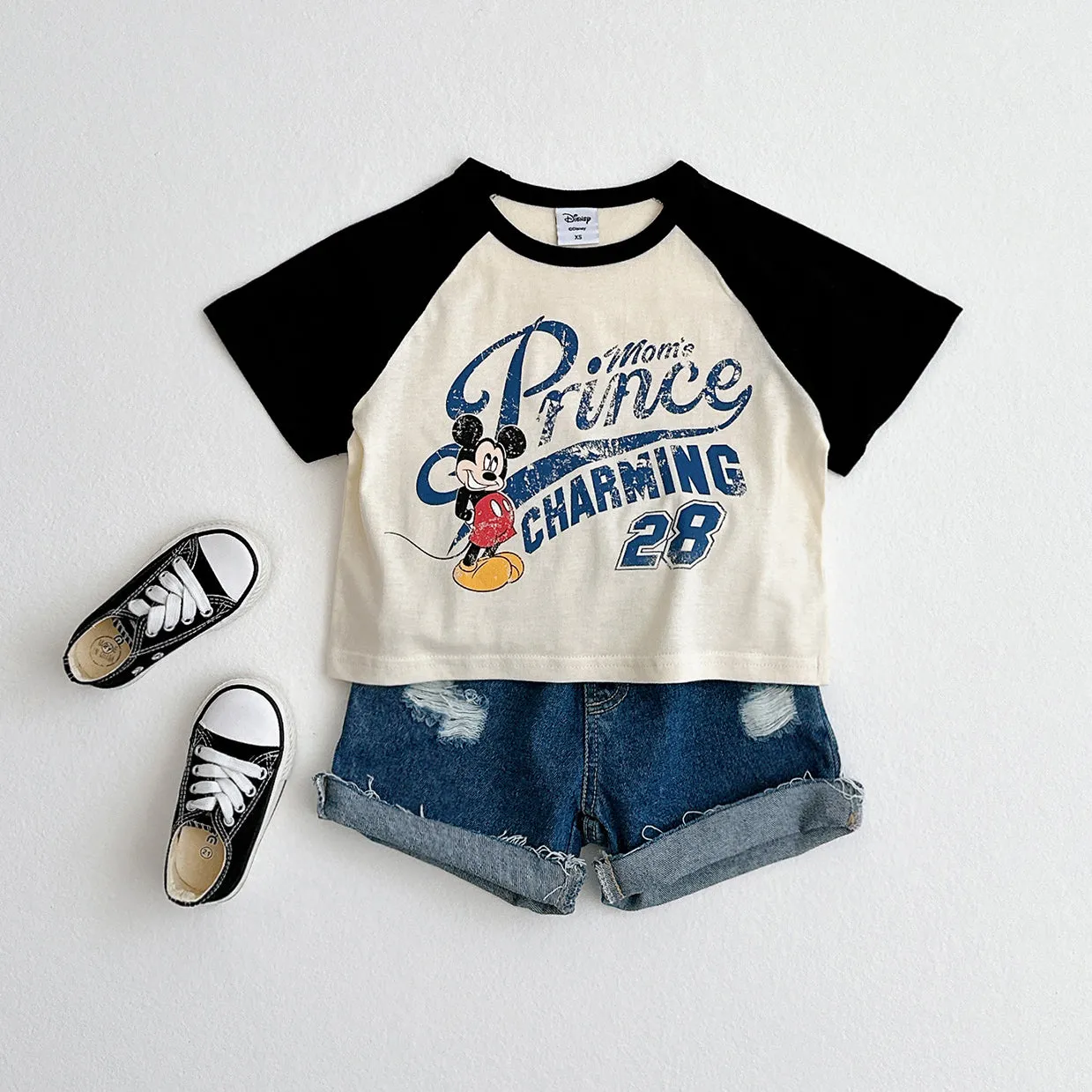Mickey Prince Charming Raglan Tee
