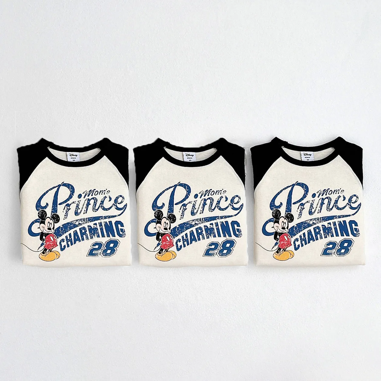 Mickey Prince Charming Raglan Tee