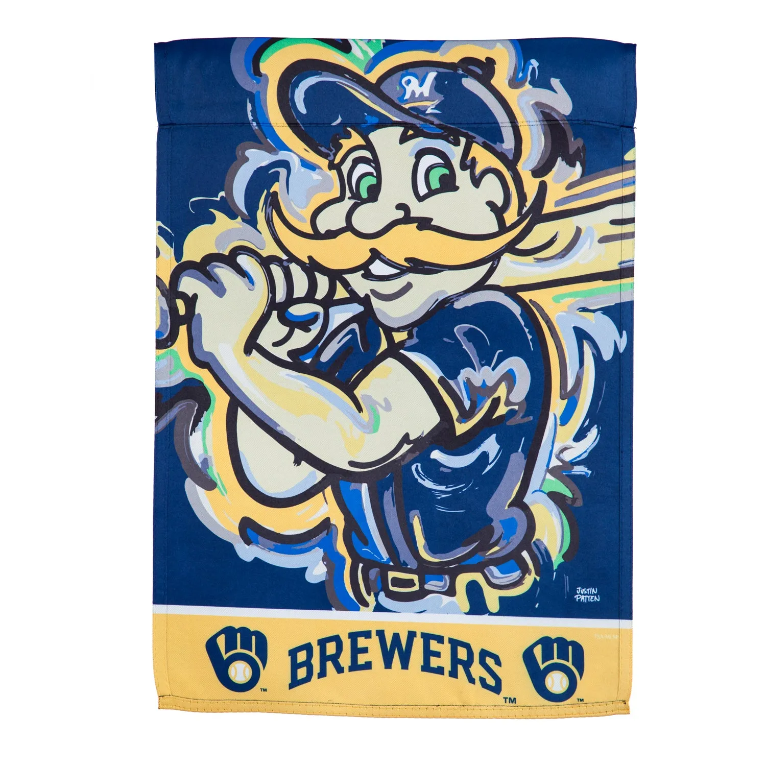 Milwaukee Brewers, Suede GDN Justin Patten,14s4215jpa