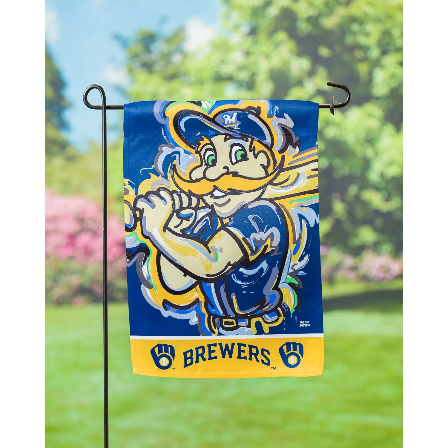 Milwaukee Brewers, Suede GDN Justin Patten,14s4215jpa