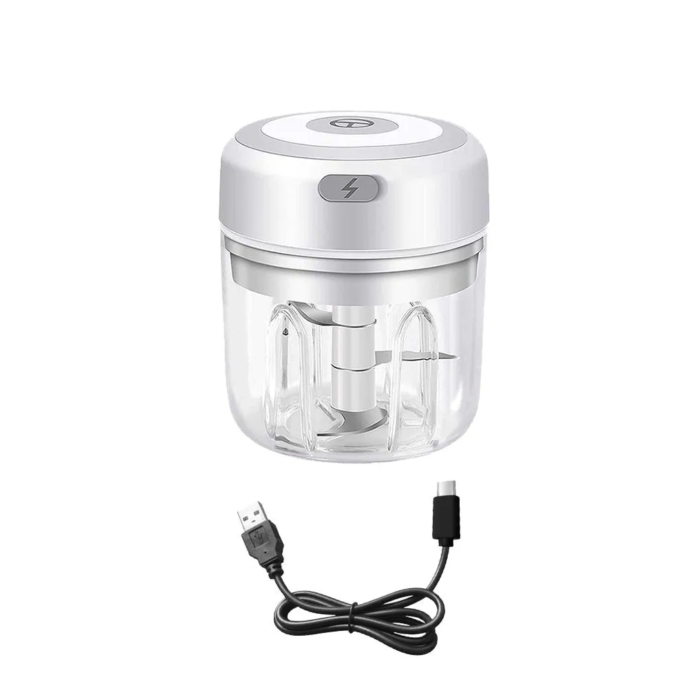 Mini Electric Garlic Chopper USB Charging Vegetable Crusher