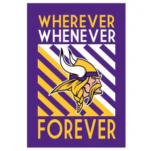 Minnesota Vikings, WWF Flag GDN,14lu3817wwf
