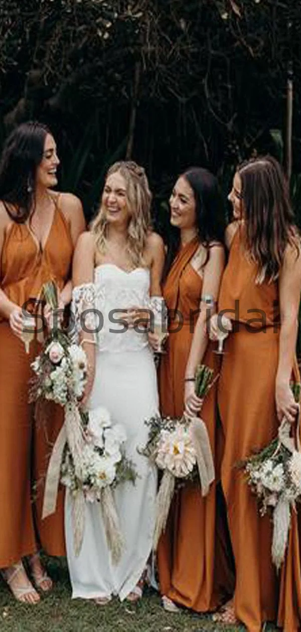 Mismatched Simple Popular Country Hot Sale Cheap Bridesmaid Dresses WG639