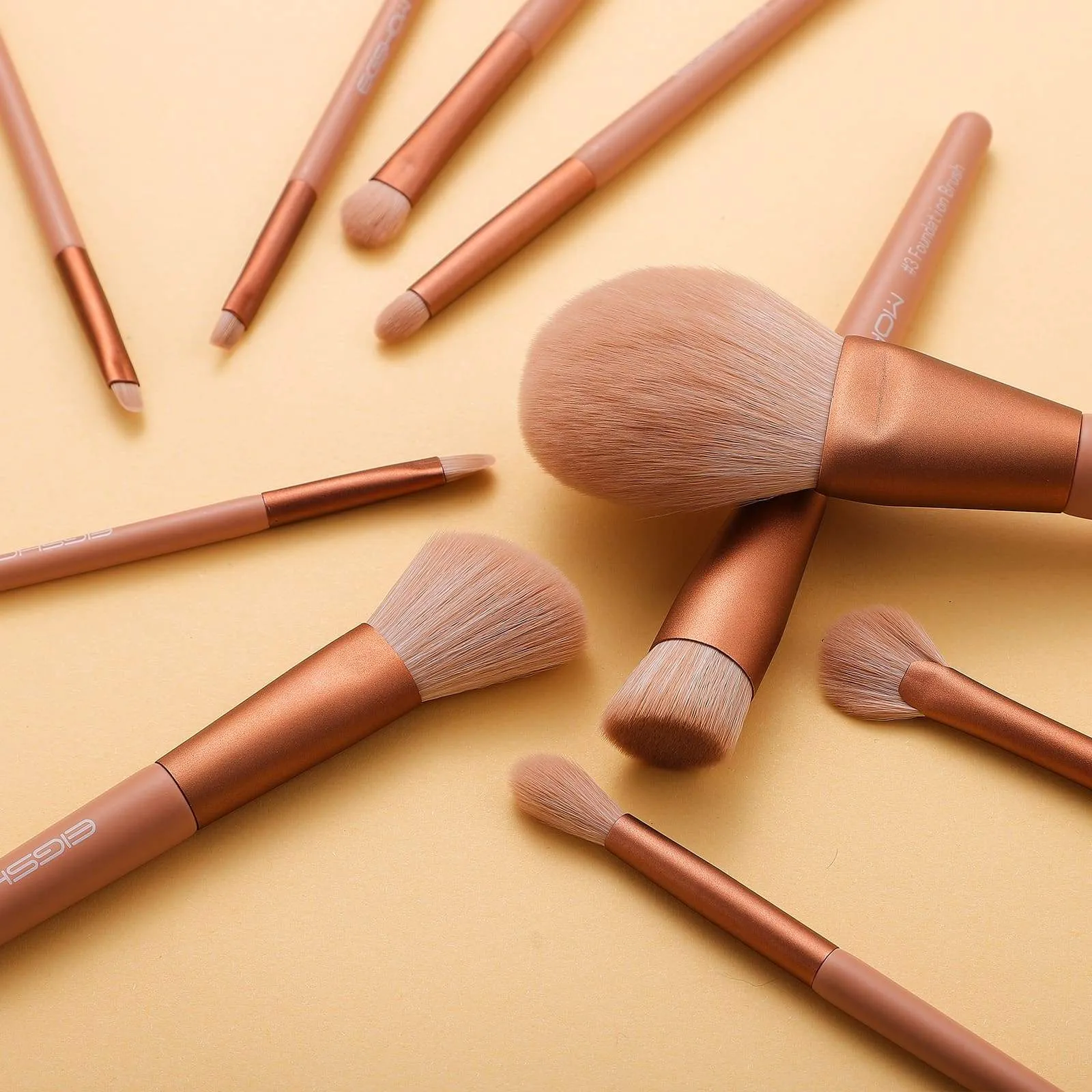 MORANDI SERIES -10 PCS READY TO ROLL BRUSH KIT-  CORAL