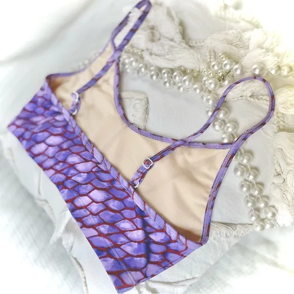 MOTT50 | S | x Margherita Missoni Gabbie Italian Athletic Bikini Top Bra NWT