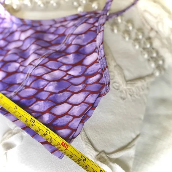 MOTT50 | S | x Margherita Missoni Gabbie Italian Athletic Bikini Top Bra NWT