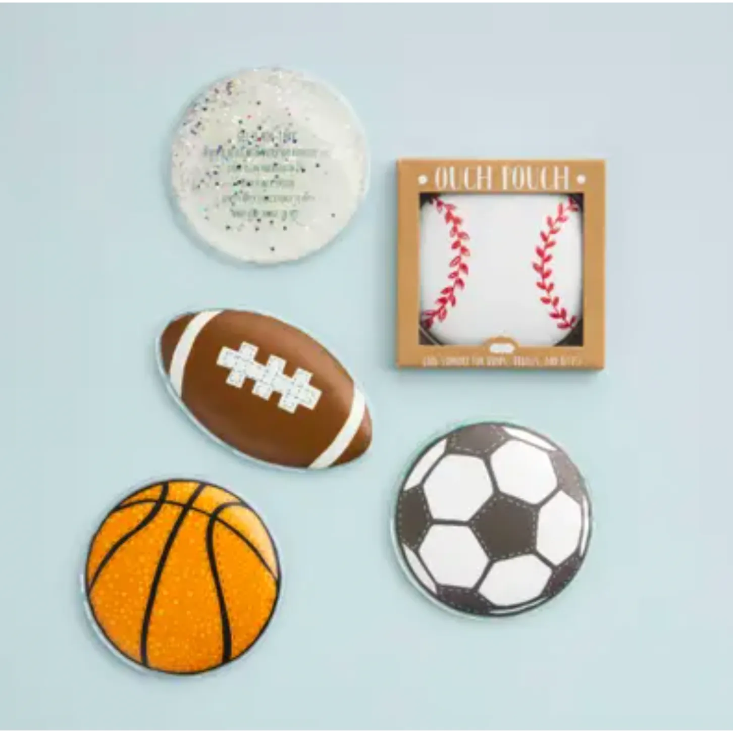 Mud Pie Let's Play Ball Ouch Pouch