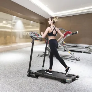 Multifunctional 3inch LCD Screen Foldable Treadmill ï¼ŒGray