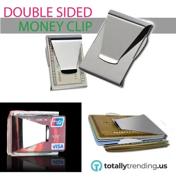 Multifunctional Double Sided Money Clip