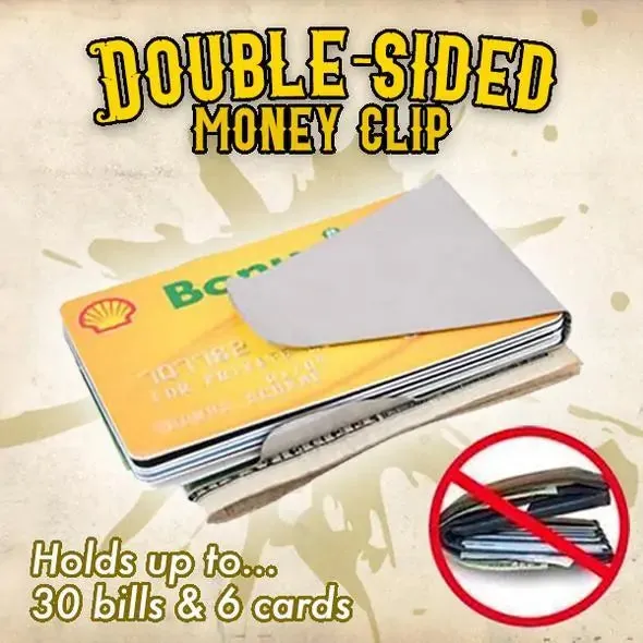 Multifunctional Double Sided Money Clip