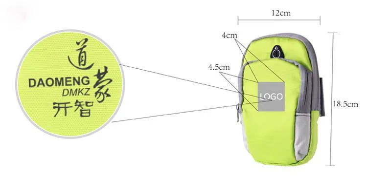 Multifunctional Nylon Phone Pouch For Running And Outdoors Use