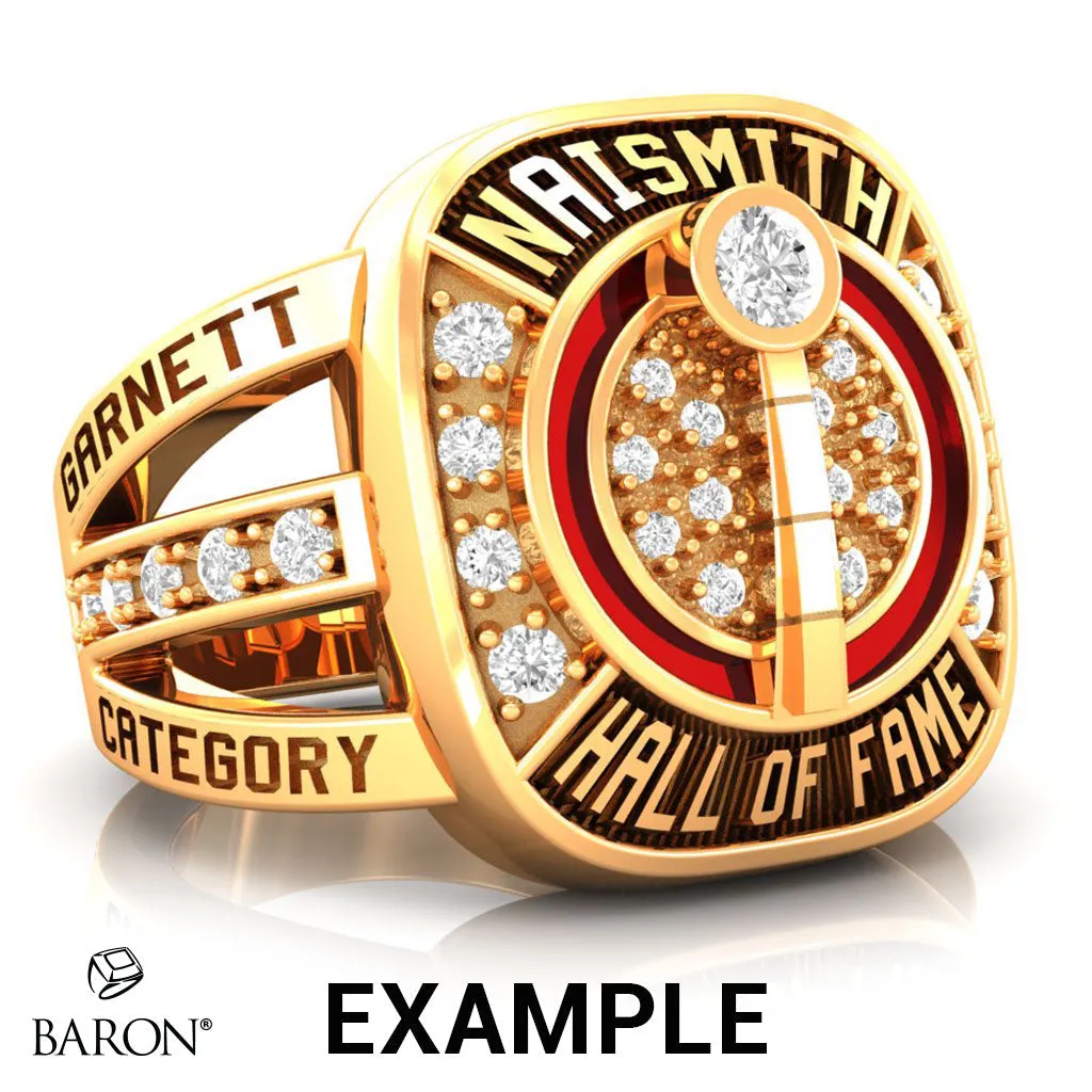 Naismith Basketball Hall of Fame - Class of 2024 Friends and Family Ring - Design 6.1