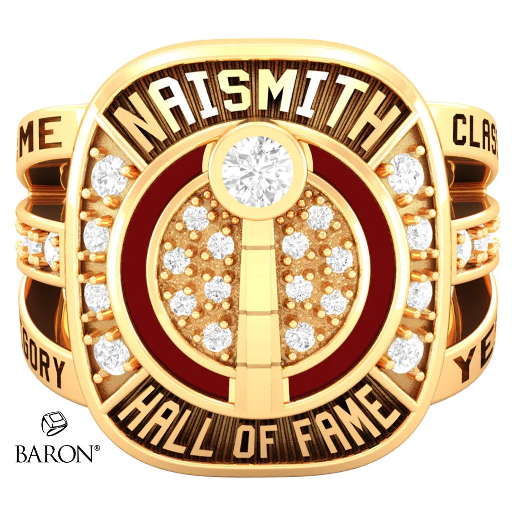 Naismith Basketball Hall of Fame - Class of 2024 Friends and Family Ring - Design 6.1