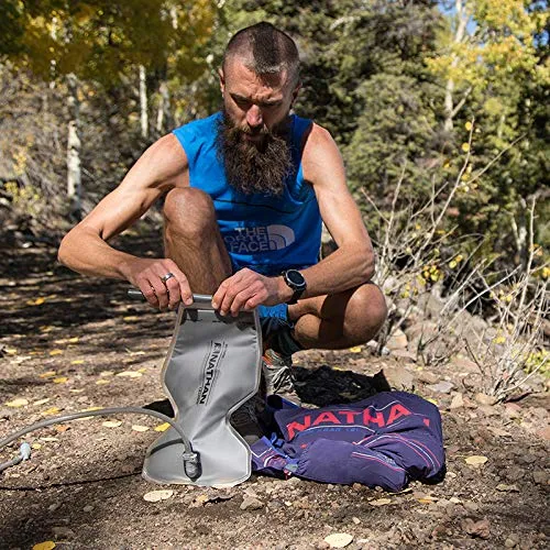 Nathan Men’s Hydration Pack/Running Vest - VaporKrar 2.0-12L Capacity with 1.6 L Water Bladder, Hydration Backpack - Running, Marathon, Hiking, Outdoors, Cycling and More