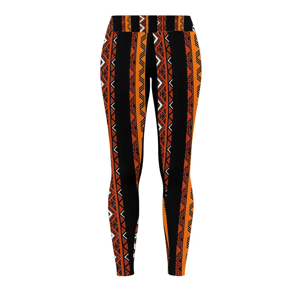 Native American Girl 03 - Set Back Hollow Tank Top & Legging