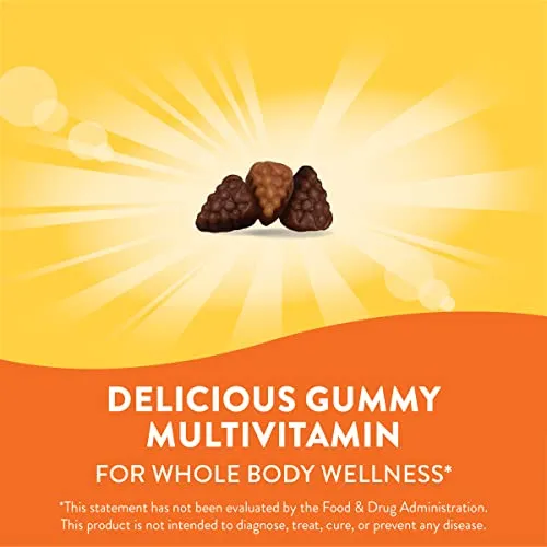 Nature's Way Alive! Adult Premium Multivitamin Gummy, Full Vitamin B Complex, Supports Immune Health*, 90 Gummies