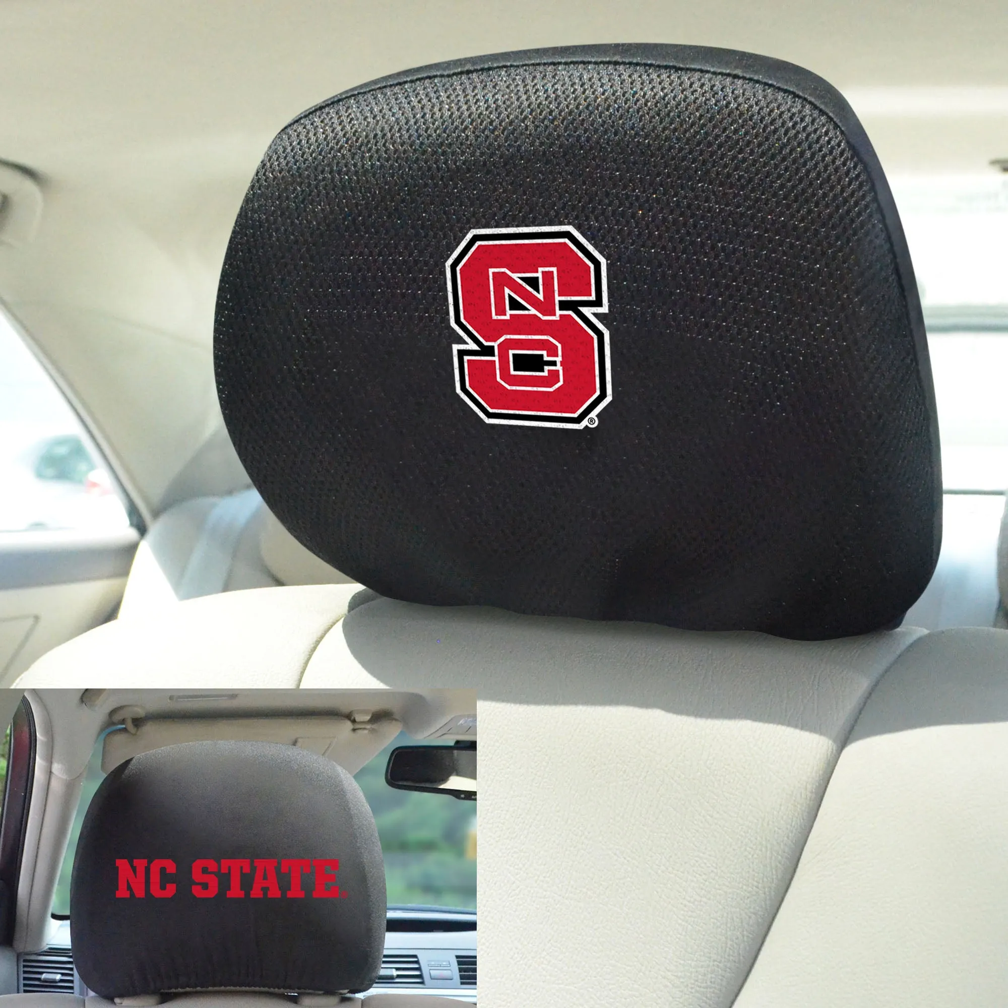 NC State University Head Rest Cover