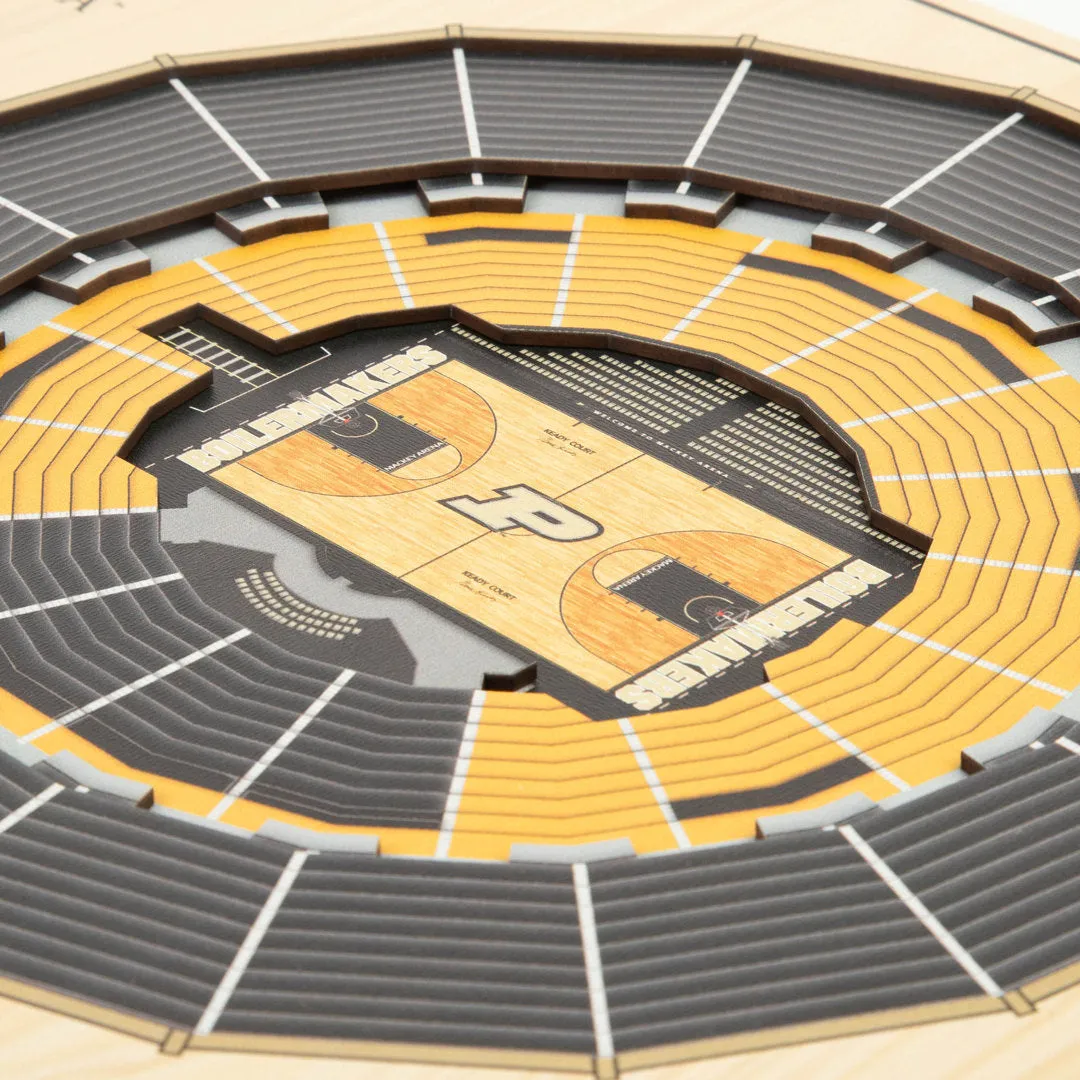 NCAA 5-Layer StadiumViews 3D Wall Art YouTheFan NCAA Team: Purdue University Basketball