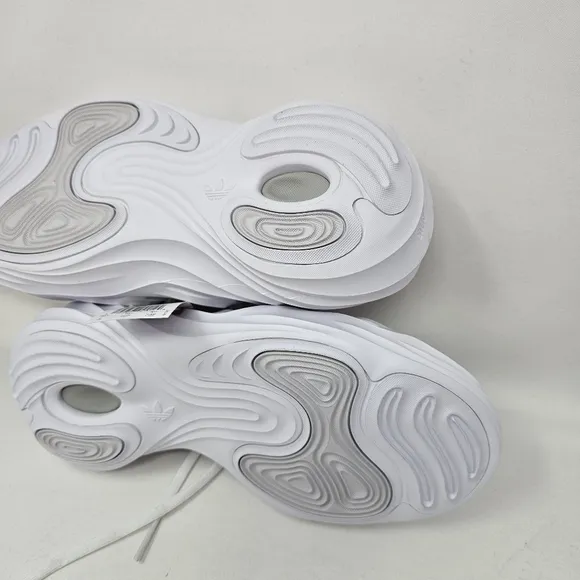 New Adidas Originals‎ adiFOM Q J Cloud White Youth Shoes Size 7 HQ1648 With Box.