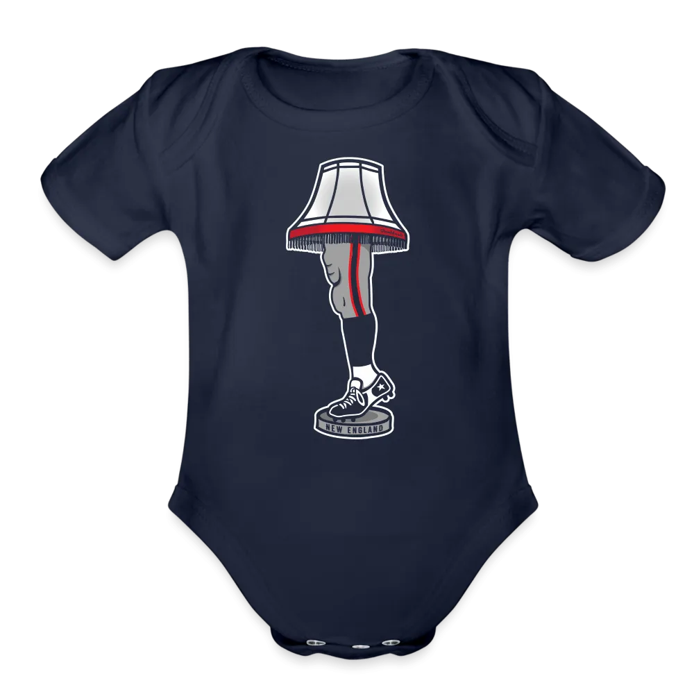 New England Holiday Leg Lamp Infant One Piece