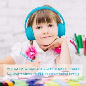 New MIDOLA Kids Bluetooth Wireless Headphones Wired On-Ear Headset Foldable Earphone with AUX 3.5mm Jack SD Card Slot, Built-in Mic, FM Radio