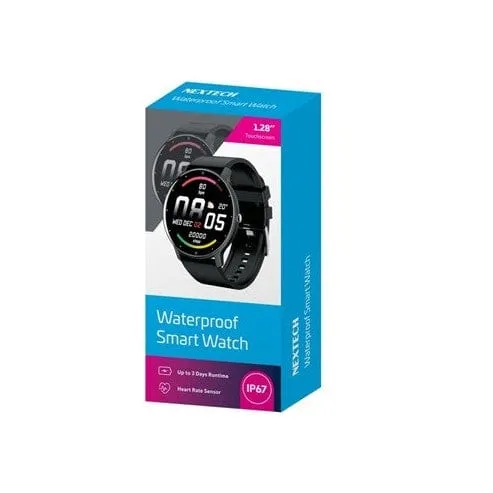 Nextech Water Resistant Smart Watch with 1.28in Touchscreen QC3110
