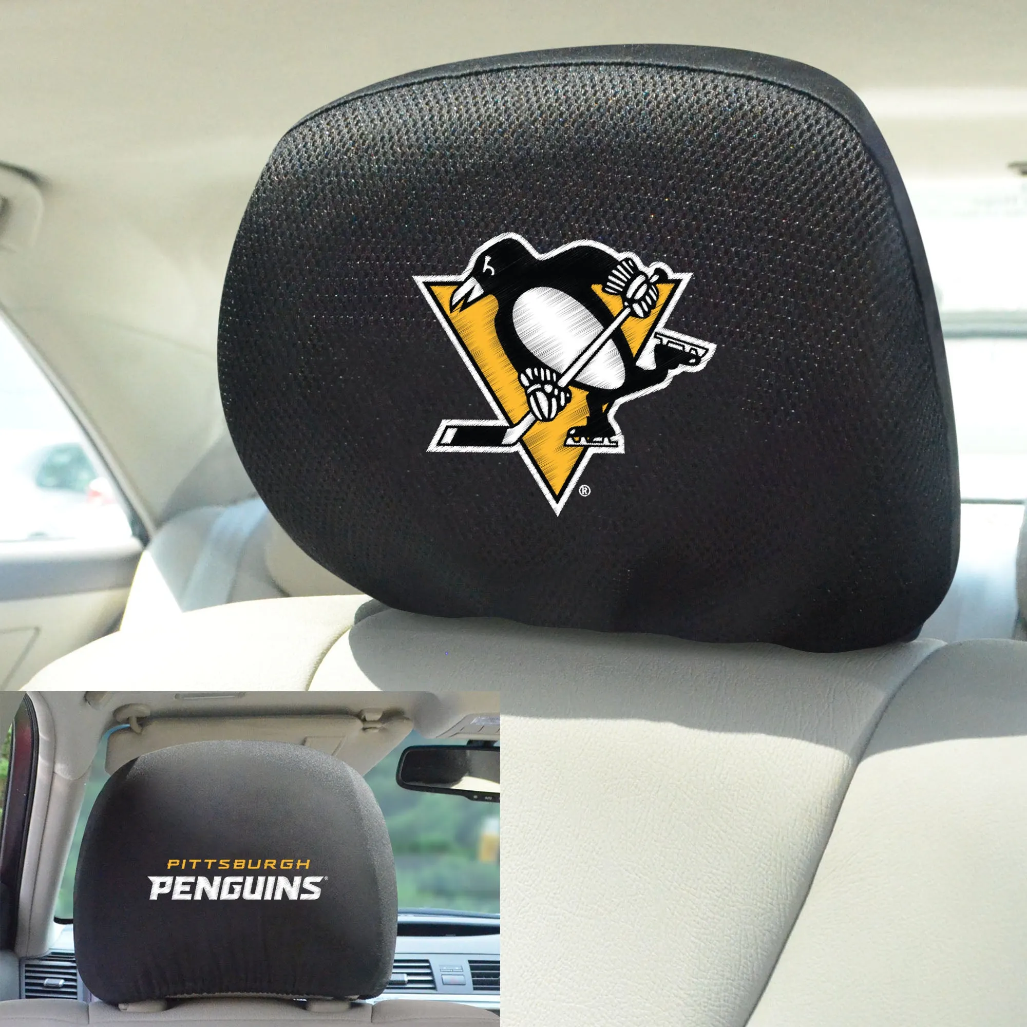NHL - Pittsburgh Penguins Head Rest Cover