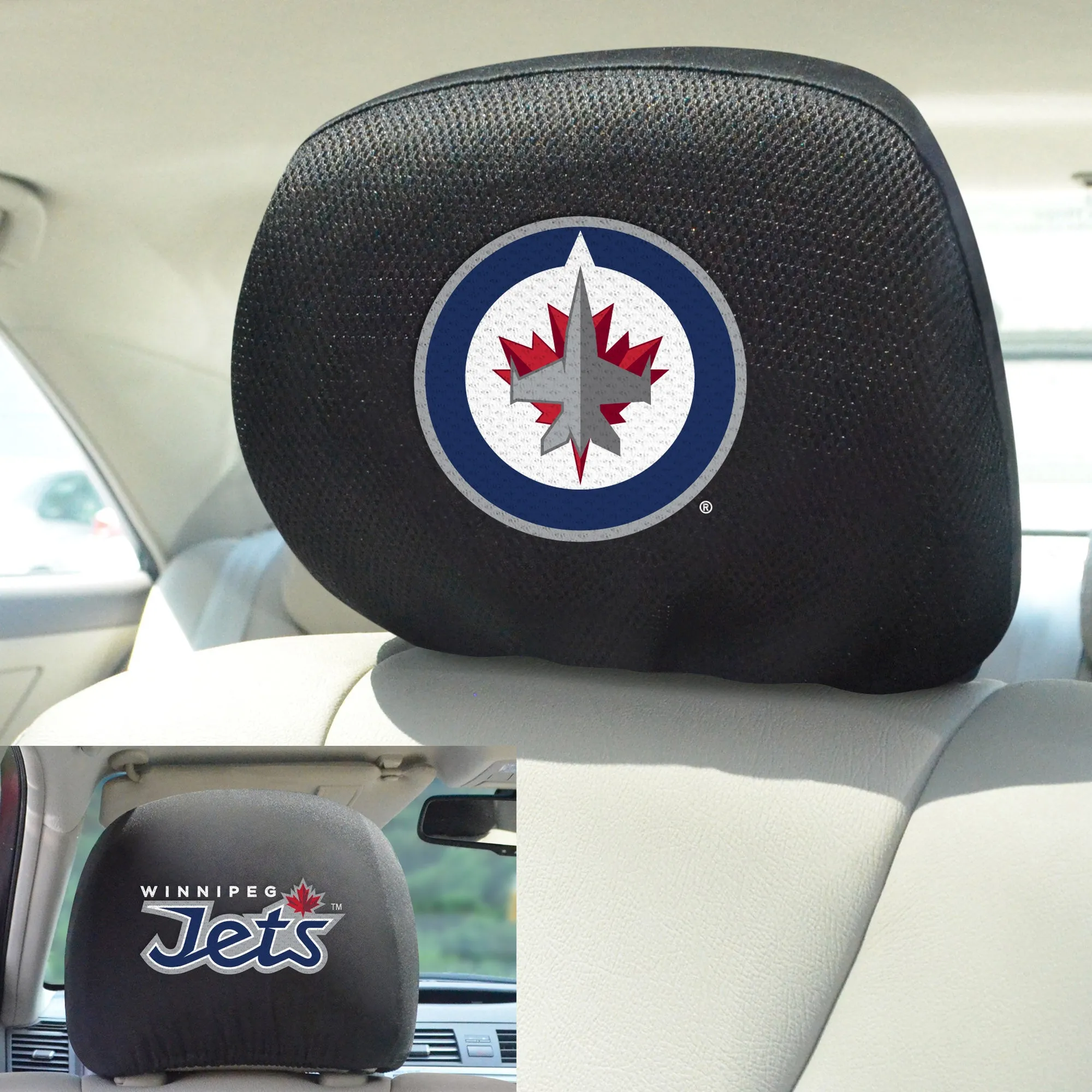 NHL - Winnipeg Jets Head Rest Cover