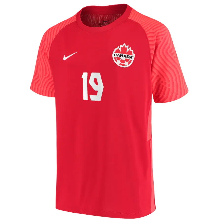 Nike Alphonso Davies Canada Home Jersey World Cup 2022