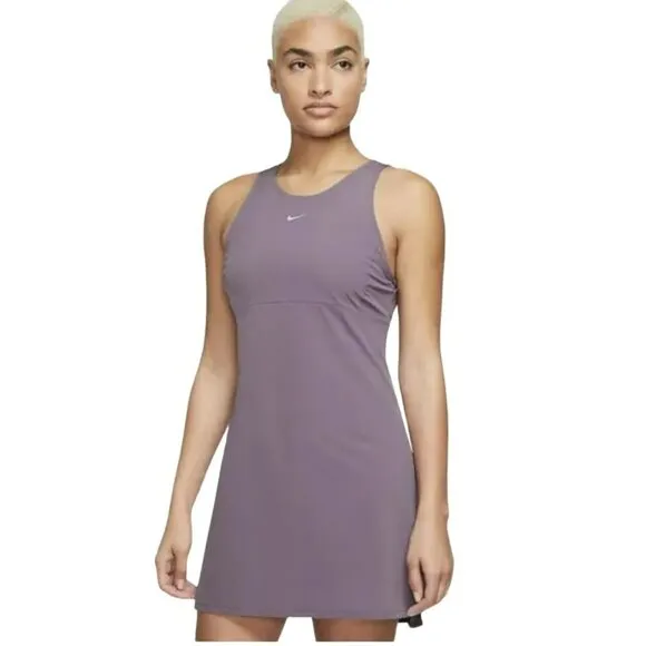 Nike Dri Fit Bliss Lilac Purple Sports Dress Shorts Workout Sz XL