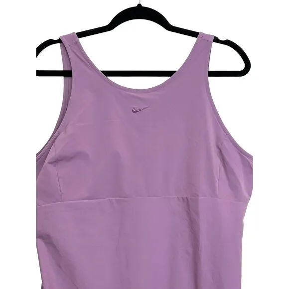 Nike Dri Fit Bliss Lilac Purple Sports Dress Shorts Workout Sz XL