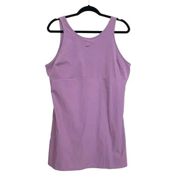 Nike Dri Fit Bliss Lilac Purple Sports Dress Shorts Workout Sz XL