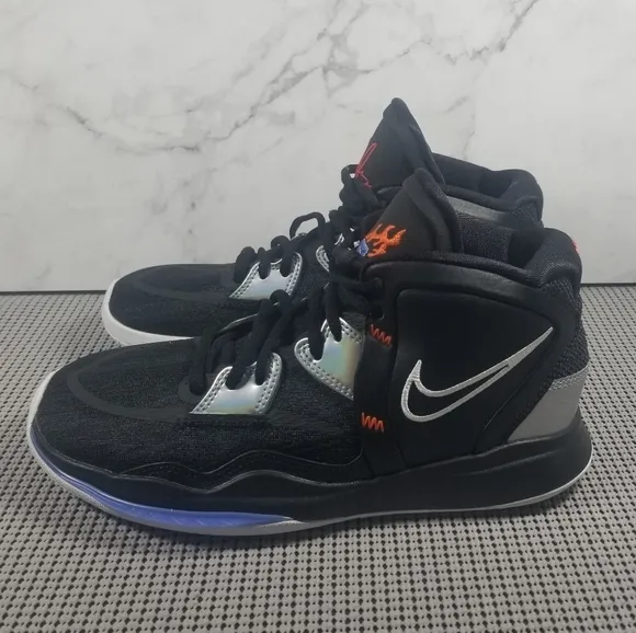 Nike Kyrie Infinity Fire and Ice Black Youth Sneaker Shoes 6.5Y (DD0334-001)