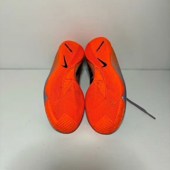 Nike Mercurial Vapor IX FG ACC Carbon Futbol Soccer Cleats PurpleOrange Youth 2Y