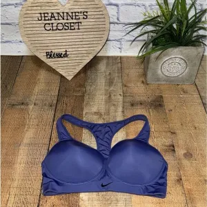 Nike Women's Pro Rival Sports Bra in blue 34C