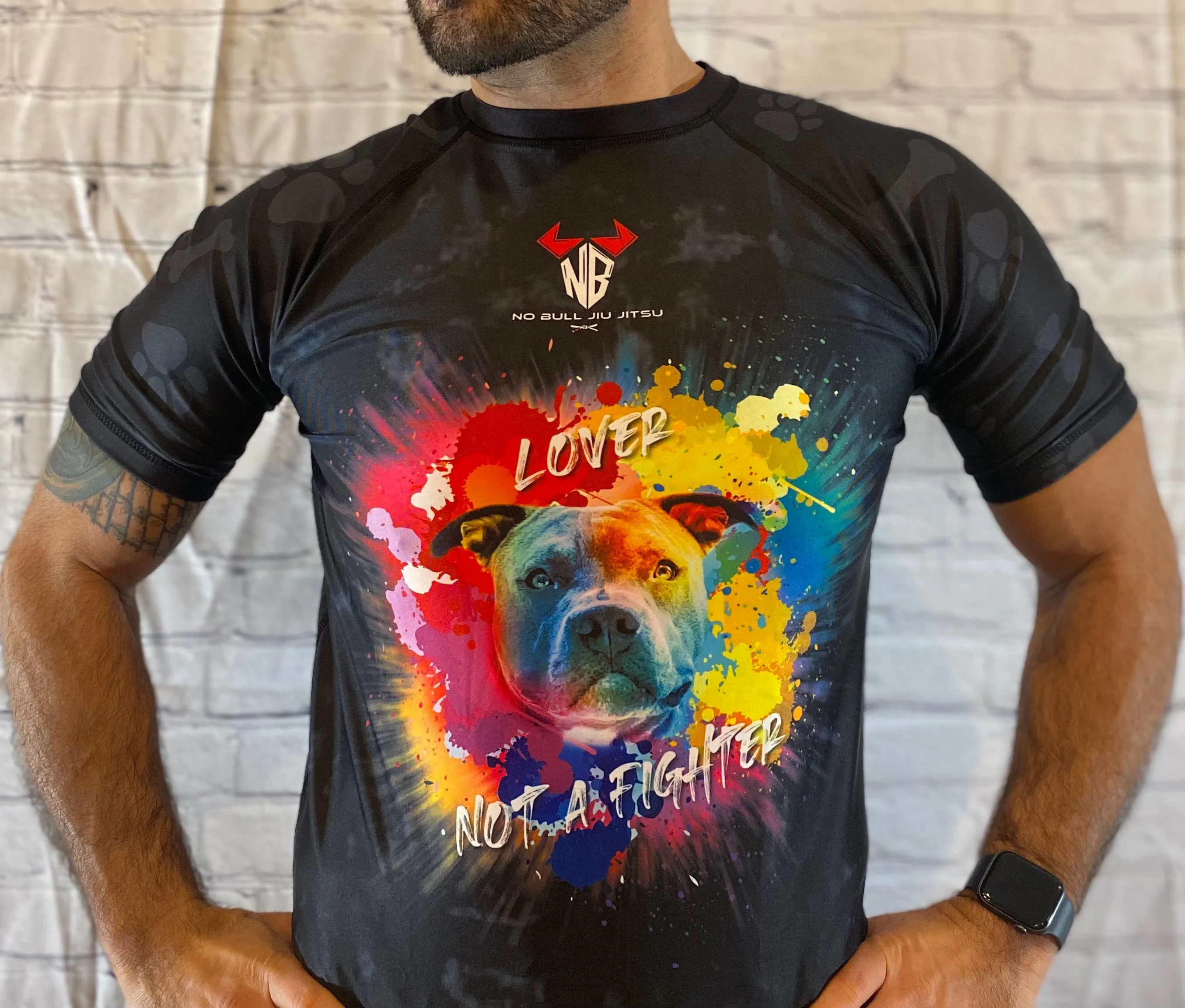 Noble Jiu Jitsu Rash Guard - Love-A-Bull - $2/Rash Guard Donated - Jiu Jitsu - MMA - No-Gi