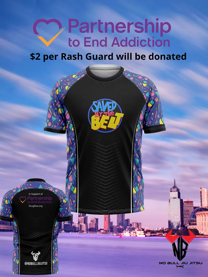 Noble Jiu Jitsu Rash Guard - Partnership to End Addiction - $2/Rash Guard donated - Jiu Jitsu - MMA - No-Gi