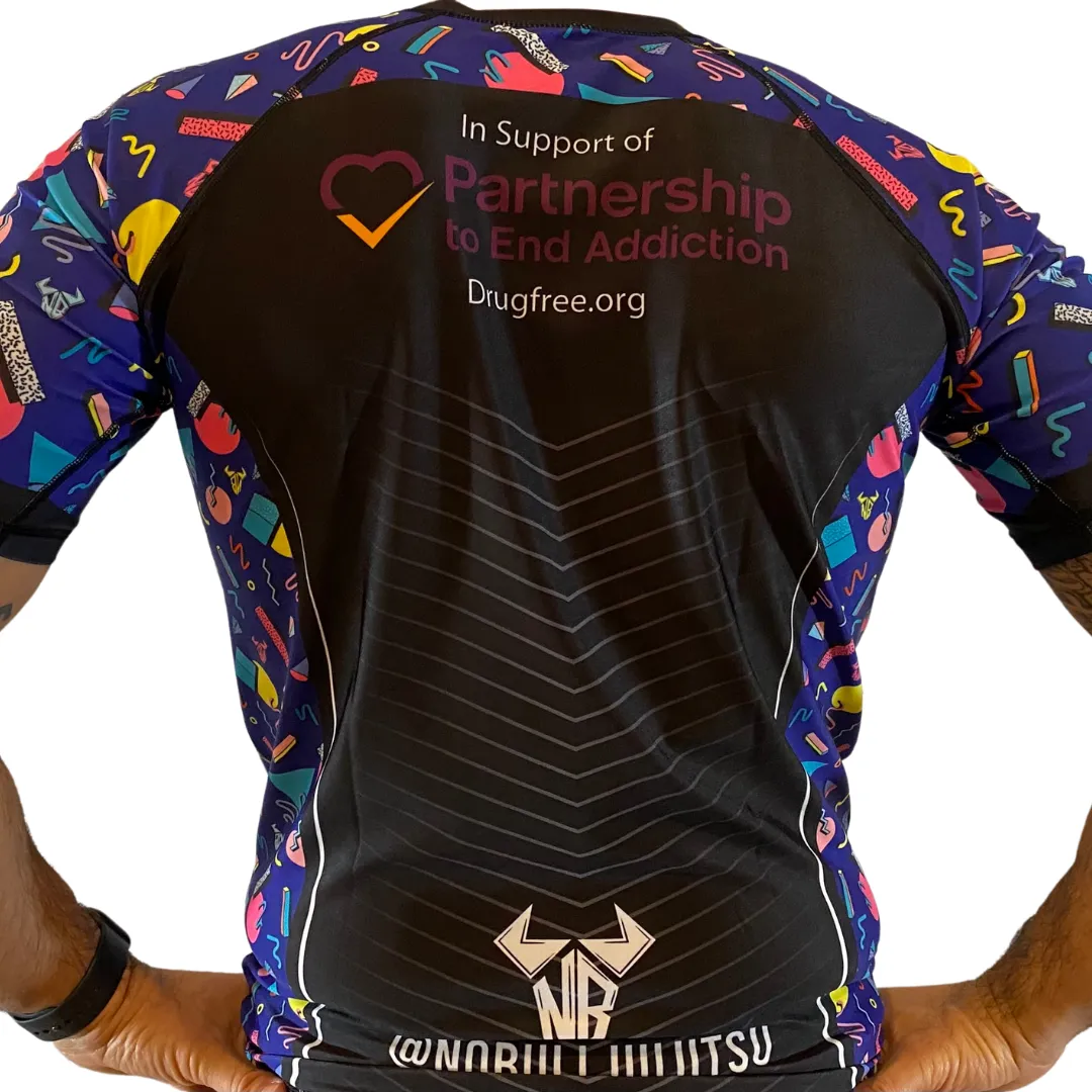 Noble Jiu Jitsu Rash Guard - Partnership to End Addiction - $2/Rash Guard donated - Jiu Jitsu - MMA - No-Gi