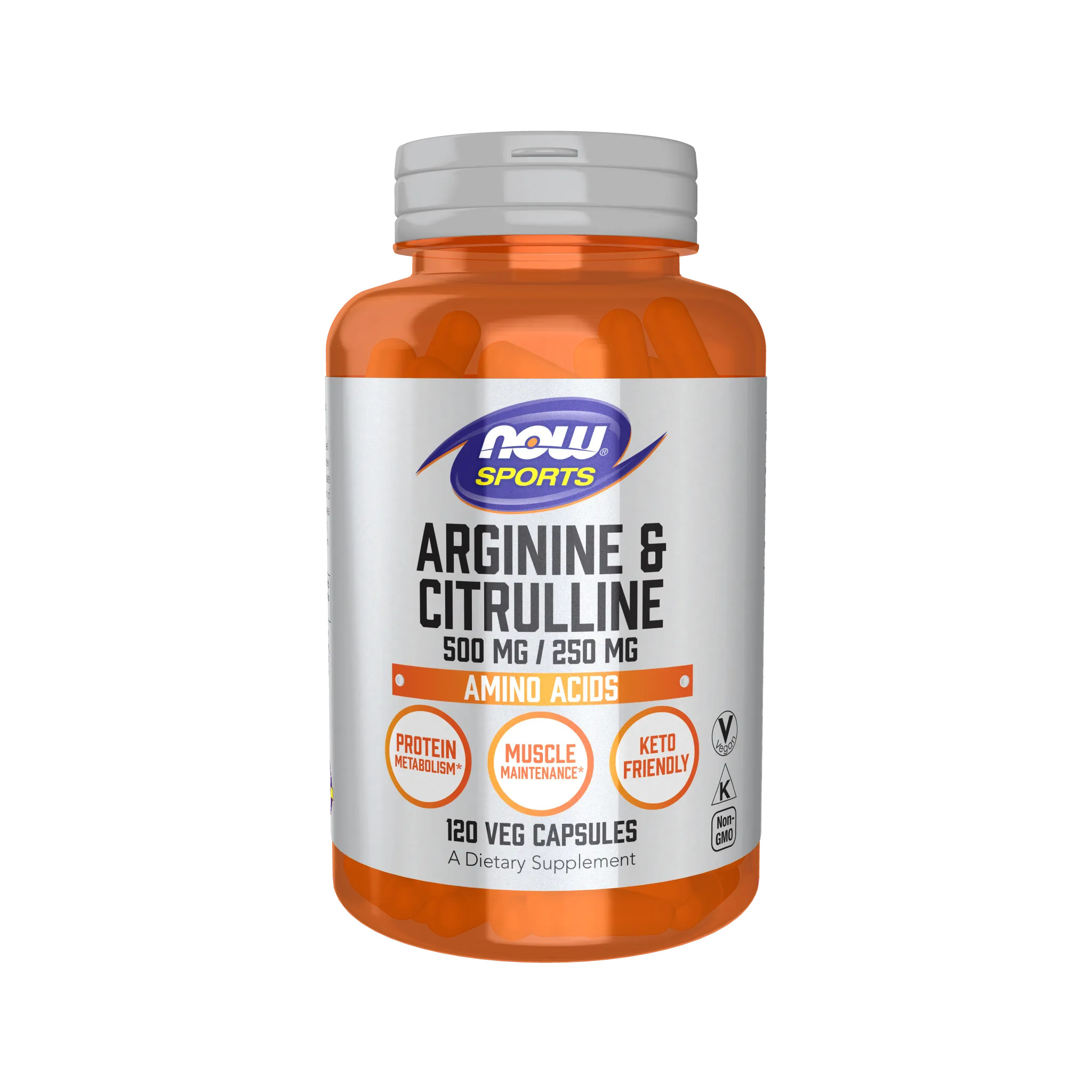 NOW Sports Arginine & Citrulline 500mg / 250mg